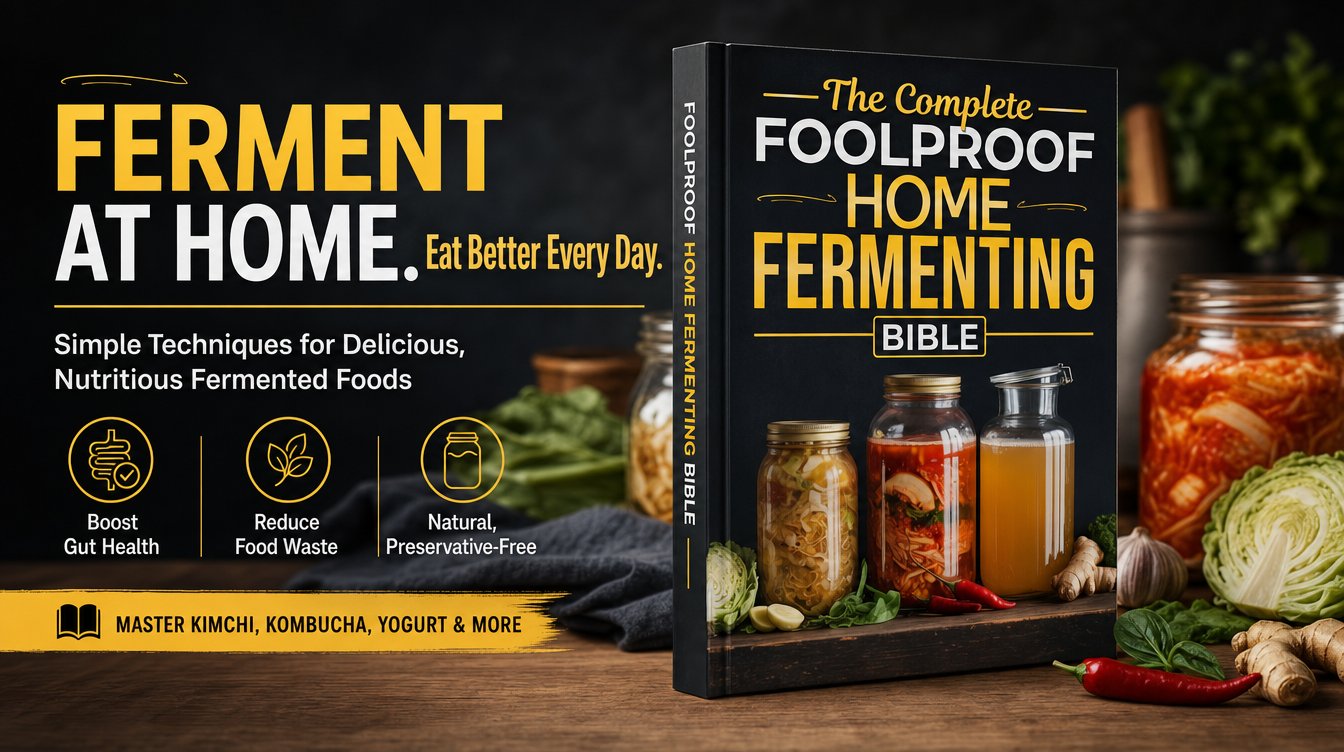 Book 2 — The Complete Foolproof Home Fermenting Bible: gut-healthy fermenting recipes made simple