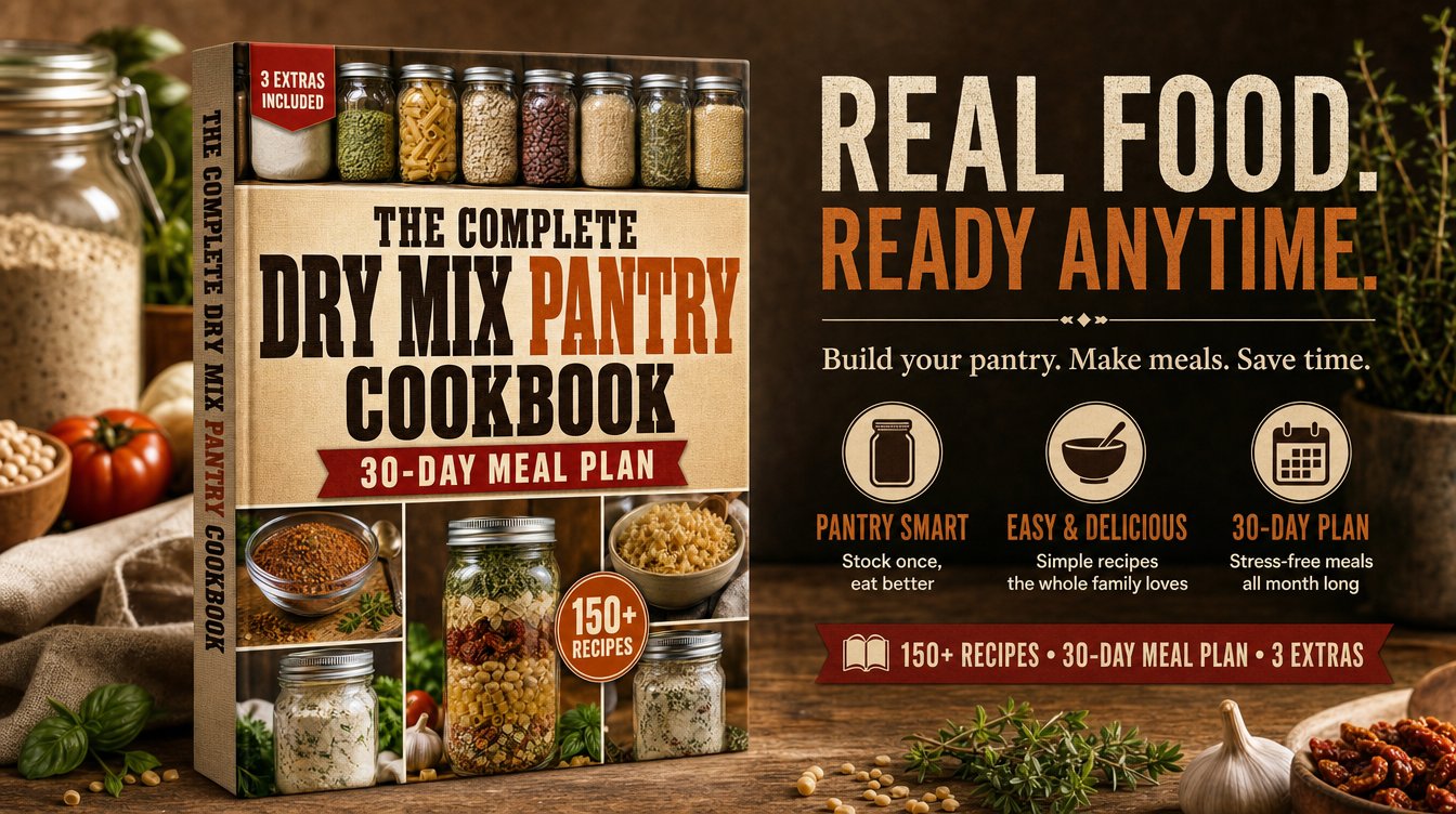 Book 3 — The Complete Dry Mix Pantry Cookbook: homemade dry mixes to stock a ready-to-use pantry