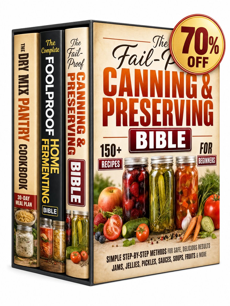The Complete Home Preserving & Pantry Collection — 3-book set (digital bundle)